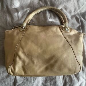 Cole Haan Beige Leather Shoulder Bag